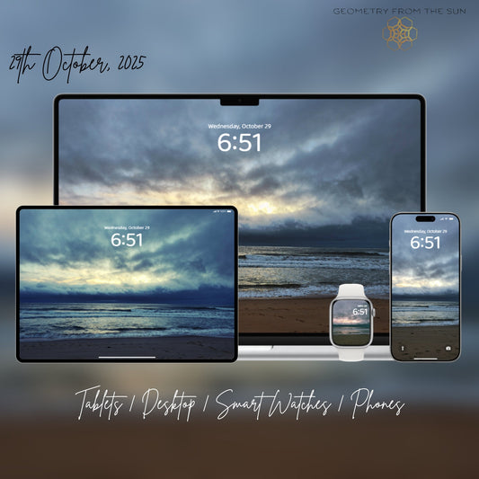 29 Oct 2025 Sunrise Wallpapers β 4 Artistic Moods | iPhone, Samsung, iPad, Desktop (4K, HD) - Geometry From The Sun