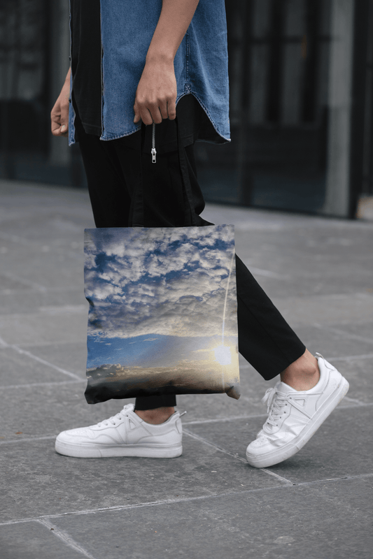 Radiant Skies Tote Bag - Geometry From The Sun