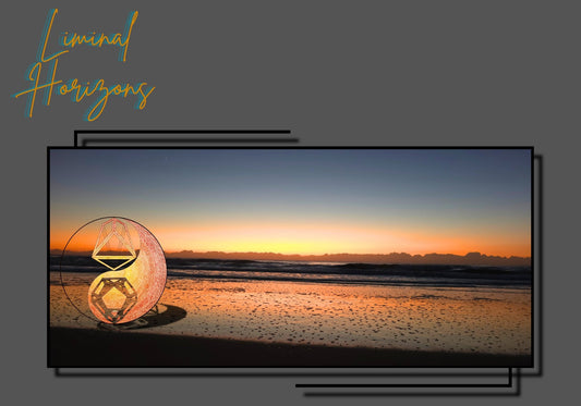 Veil of Dawn Long Sleeve - LIMINAL HORIZONS - Geometry From The Sun