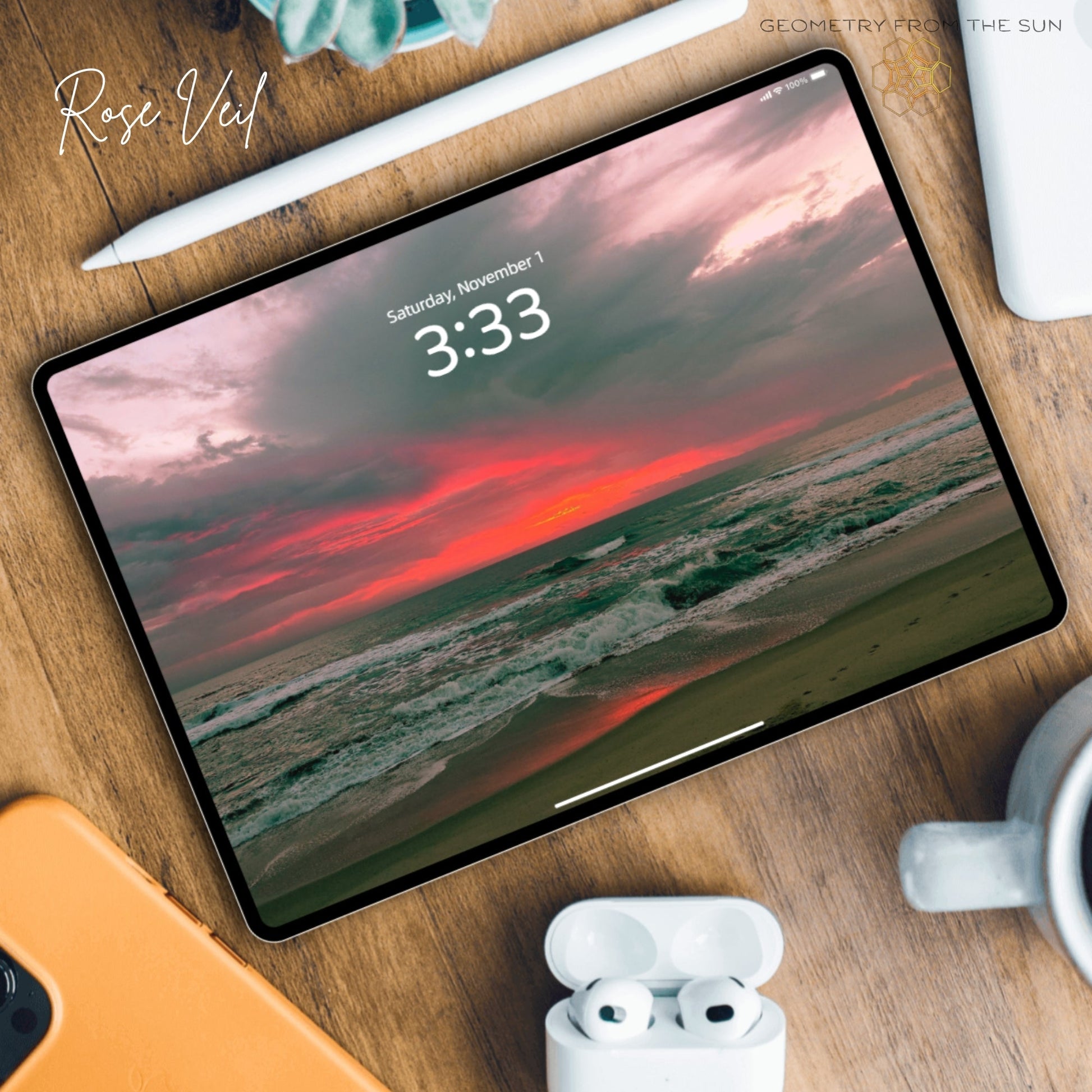 01 Nov 2025 Sunrise Wallpapers – 4 Artistic Moods | iPhone, Samsung, iPad, Desktop (4K, HD) - Geometry From The Sun