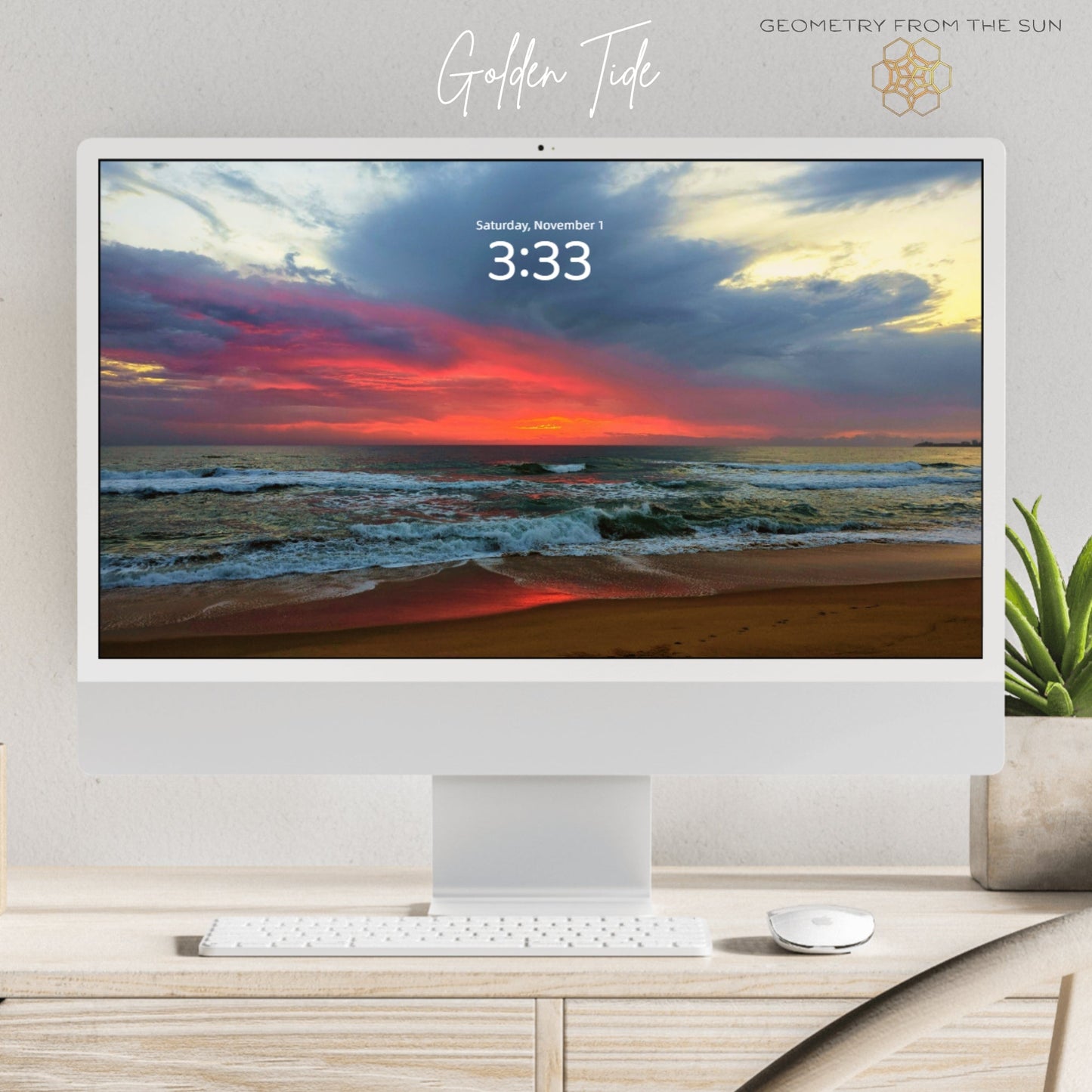 01 Nov 2025 Sunrise Wallpapers – 4 Artistic Moods | iPhone, Samsung, iPad, Desktop (4K, HD) - Geometry From The Sun