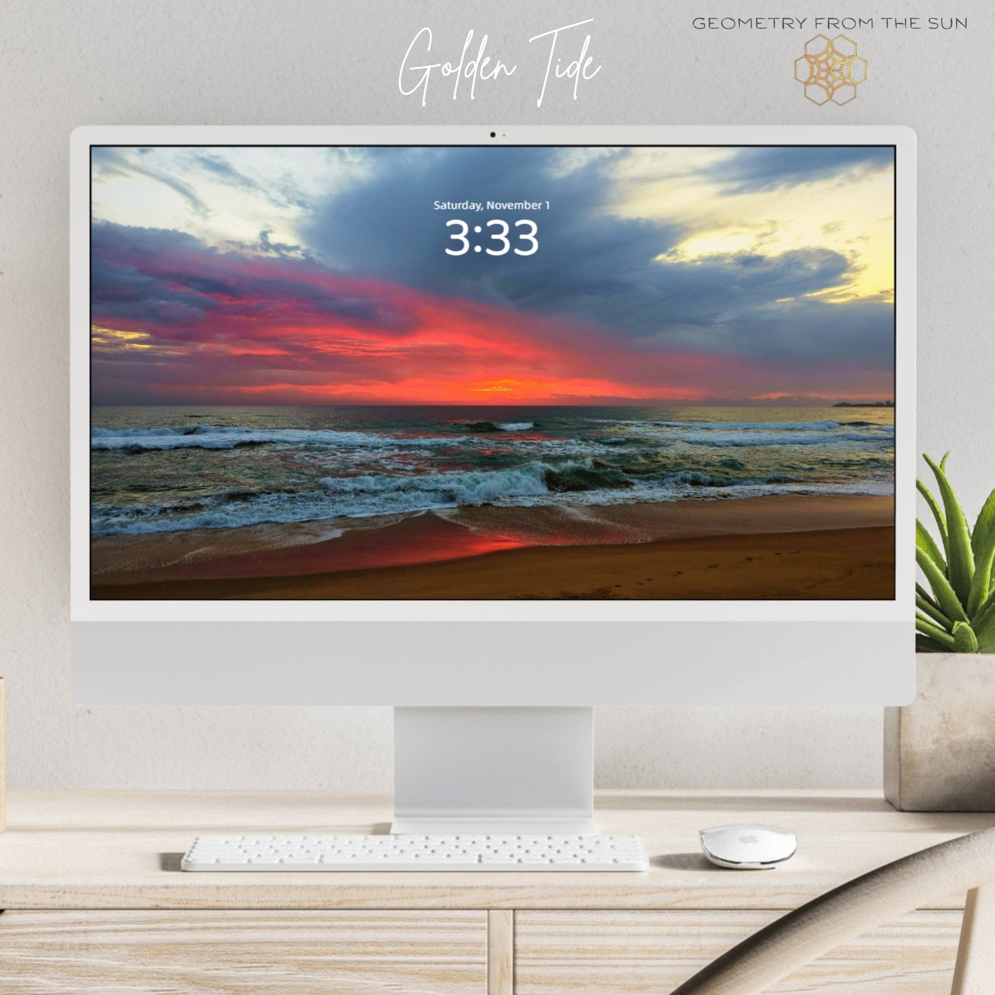 01 Nov 2025 Sunrise Wallpapers – 4 Artistic Moods | iPhone, Samsung, iPad, Desktop (4K, HD) - Geometry From The Sun