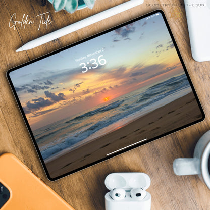 02 Nov 2025 Sunrise Wallpapers – 4 Artistic Moods | iPhone, Samsung, iPad, Desktop (4K, HD) - Geometry From The Sun