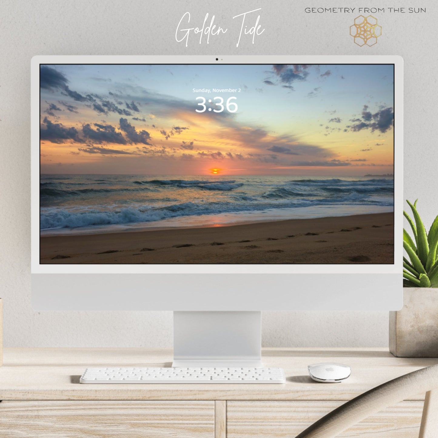 02 Nov 2025 Sunrise Wallpapers – 4 Artistic Moods | iPhone, Samsung, iPad, Desktop (4K, HD) - Geometry From The Sun