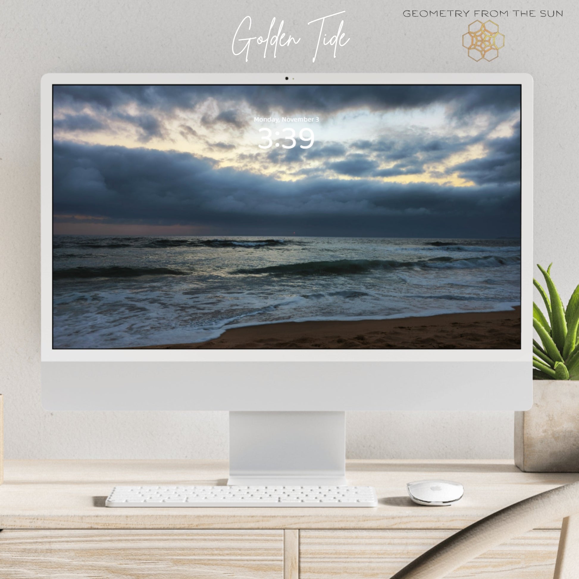 03 Nov 2025 Sunrise Wallpapers – 4 Artistic Moods | iPhone, Samsung, iPad, Desktop (4K, HD) - Geometry From The Sun