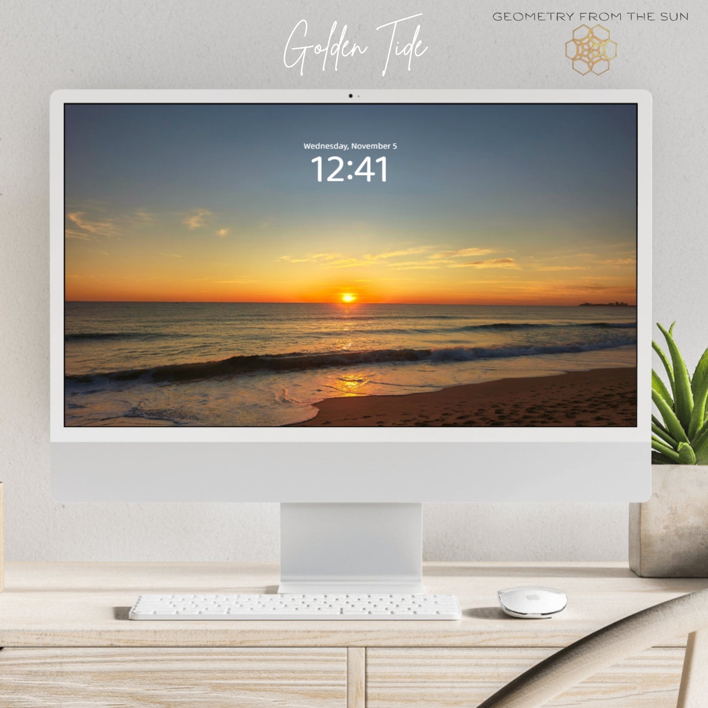05 Nov 2025 Sunrise Wallpapers – 4 Artistic Moods | iPhone, Samsung, iPad, Desktop (4K, HD) - Geometry From The Sun