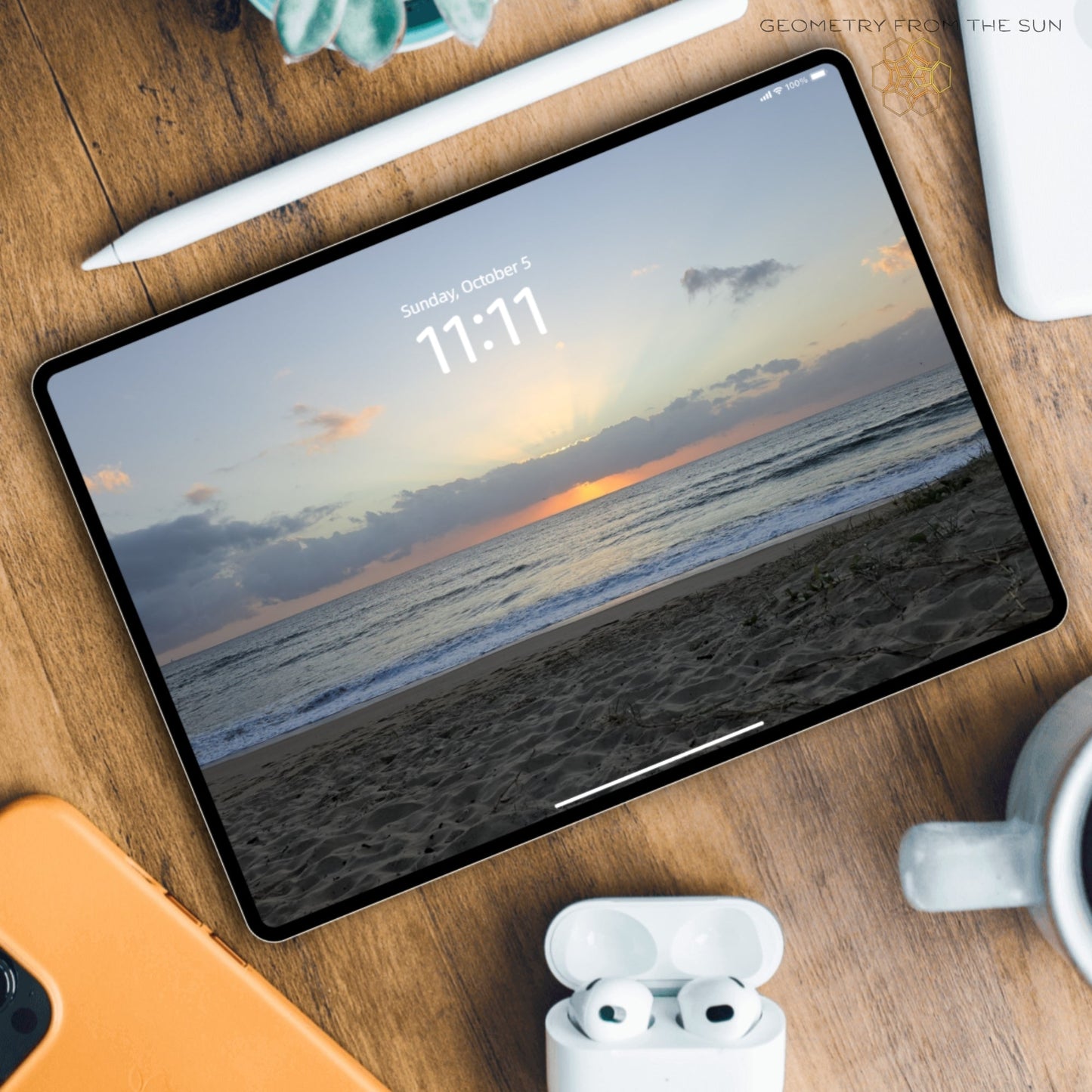 05 Oct 2025 Sunrise Wallpapers – 17 Device Sizes (iPhone, Samsung, Pixel, iPad, Desktop, 4K) - Geometry From The Sun