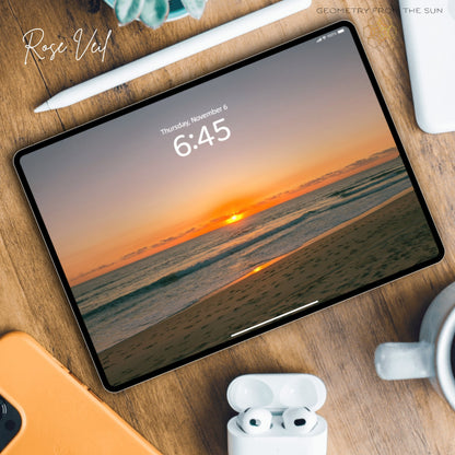 06 Nov 2025 Sunrise Wallpapers – 4 Artistic Moods | iPhone, Samsung, iPad, Desktop (4K, HD) - Geometry From The Sun