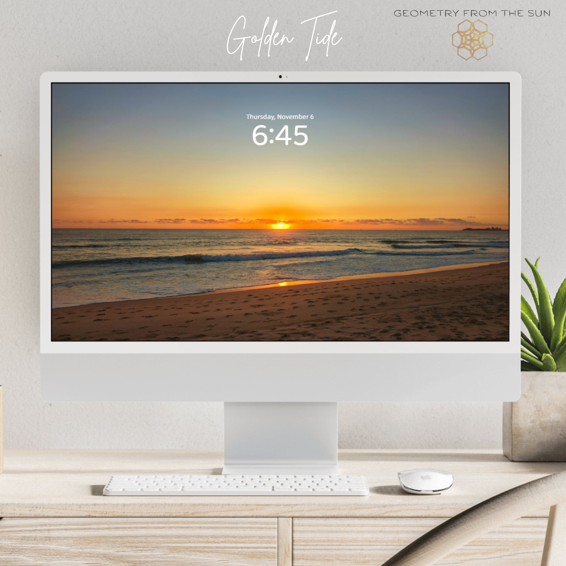 06 Nov 2025 Sunrise Wallpapers – 4 Artistic Moods | iPhone, Samsung, iPad, Desktop (4K, HD) - Geometry From The Sun