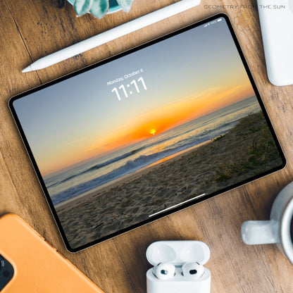 06 Oct 2025 Sunrise Wallpapers – 17 Device Sizes (iPhone, Samsung, Pixel, iPad, Desktop, 4K) - Geometry From The Sun