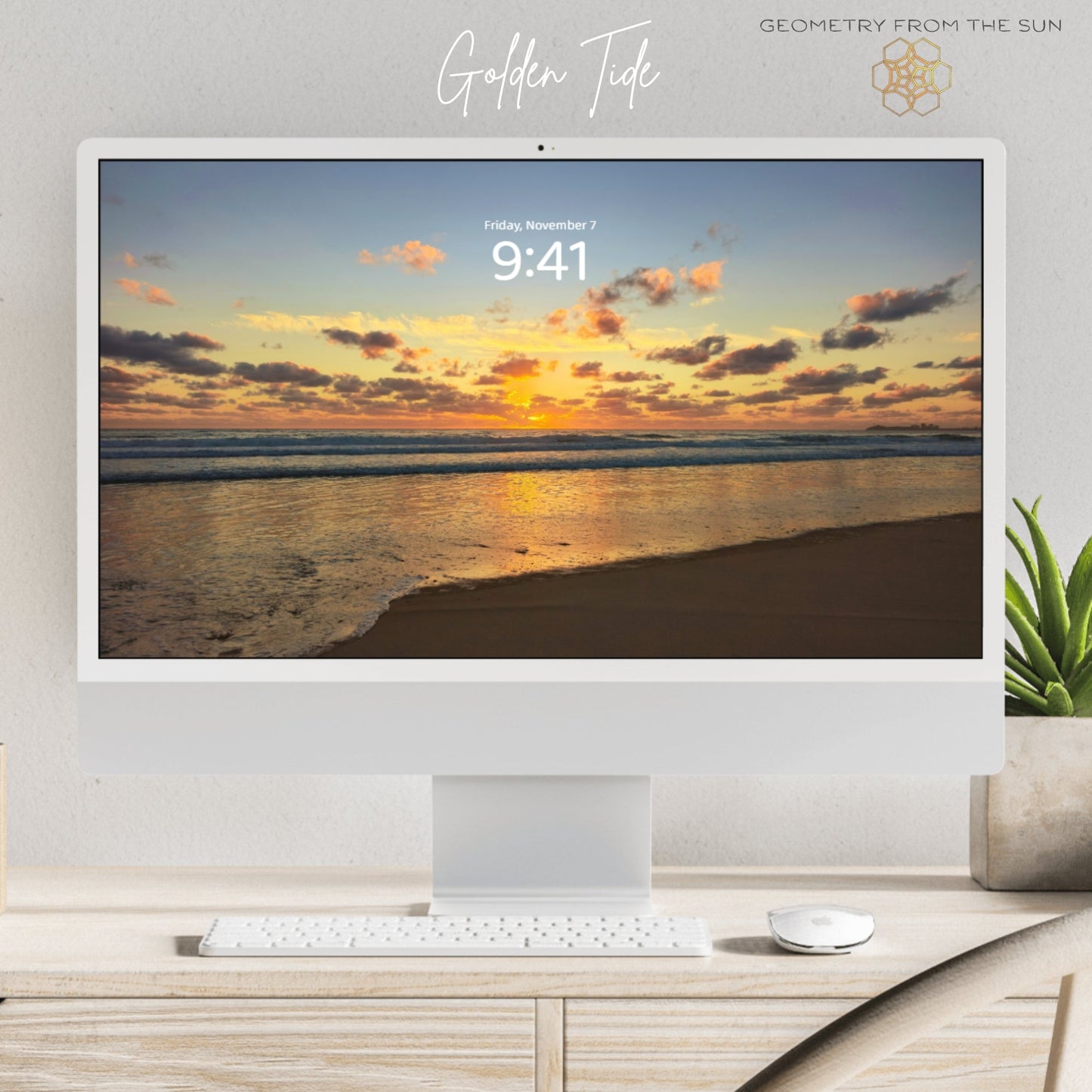 07 Nov 2025 Sunrise Wallpapers – 4 Artistic Moods | iPhone, Samsung, iPad, Desktop (4K, HD) - Geometry From The Sun