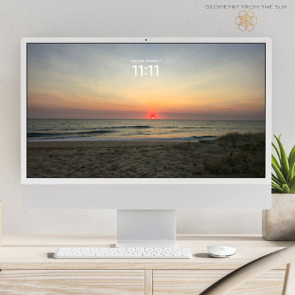 07 Oct 2025 Sunrise Wallpapers – 17 Device Sizes (iPhone, Samsung, Pixel, iPad, Desktop, 4K) - Geometry From The Sun