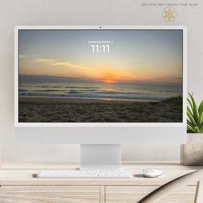 08 Oct 2025 Sunrise Wallpapers – 17 Device Sizes (iPhone, Samsung, Pixel, iPad, Desktop, 4K) - Geometry From The Sun