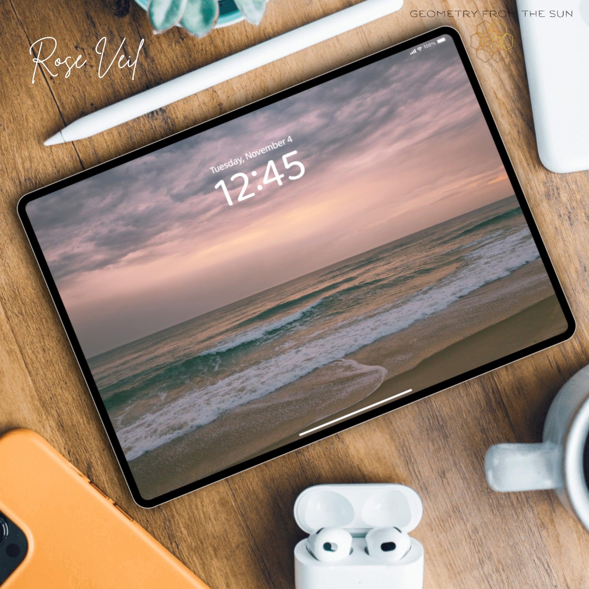 04 Nov 2025 Sunrise Wallpapers – 4 Artistic Moods | iPhone, Samsung, iPad, Desktop (4K, HD) - Geometry From The Sun