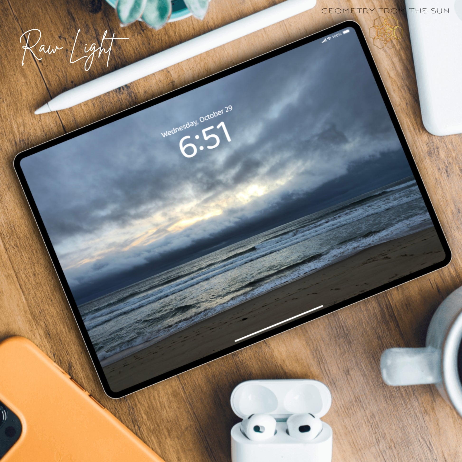 29 Oct 2025 Sunrise Wallpapers – 4 Artistic Moods | iPhone, Samsung, iPad, Desktop (4K, HD) - Geometry From The Sun