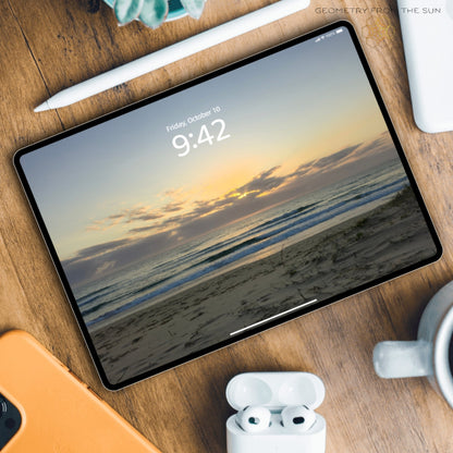 10 Oct 2025 Sunrise Wallpapers – 17 Device Sizes (iPhone, Samsung, Pixel, iPad, Desktop, 4K) - Geometry From The Sun