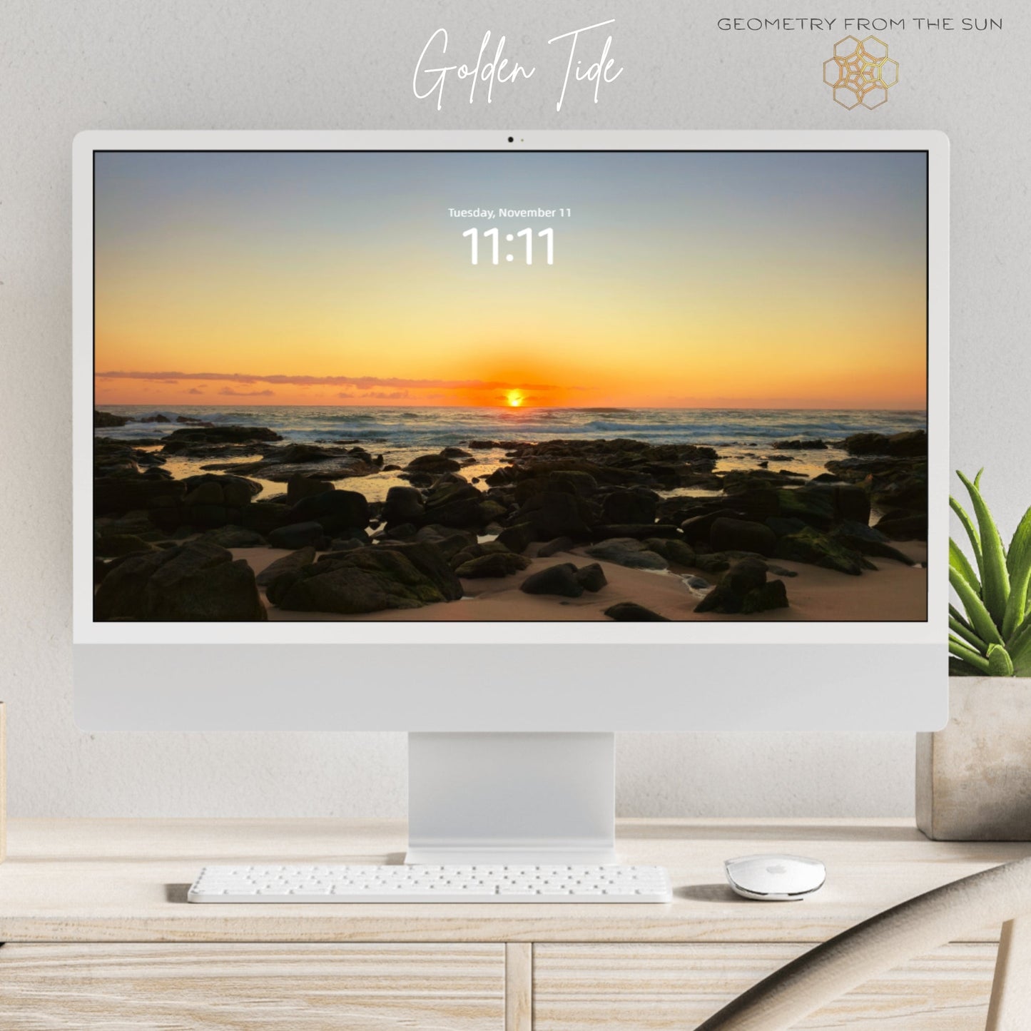 11 Nov 2025 Sunrise Wallpapers – 4 Artistic Moods | iPhone, Samsung, iPad, Desktop (4K, HD) - Geometry From The Sun