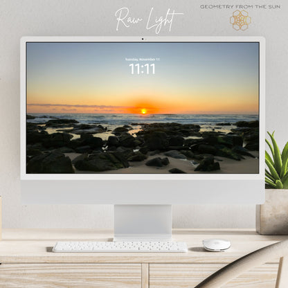11 Nov 2025 Sunrise Wallpapers – 4 Artistic Moods | iPhone, Samsung, iPad, Desktop (4K, HD) - Geometry From The Sun