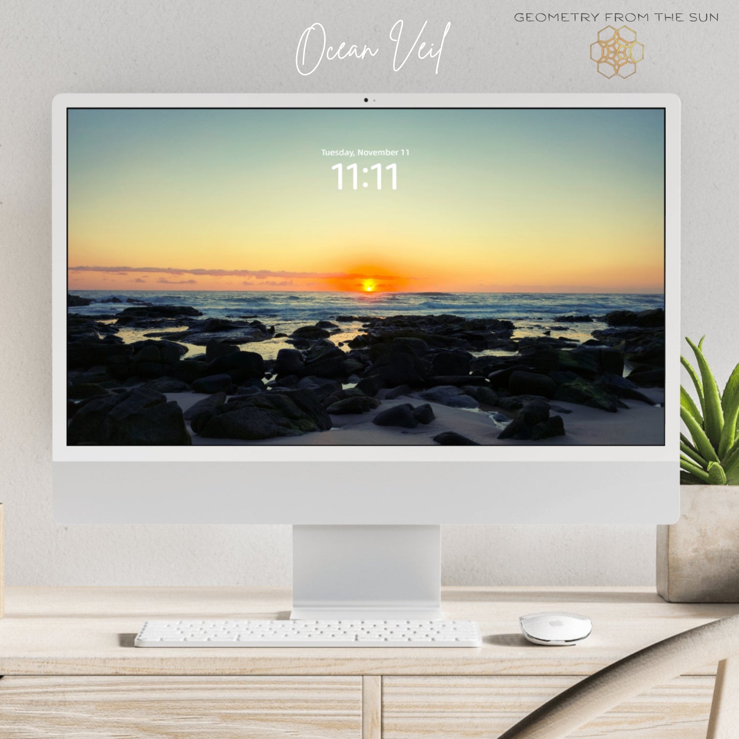 11 Nov 2025 Sunrise Wallpapers – 4 Artistic Moods | iPhone, Samsung, iPad, Desktop (4K, HD) - Geometry From The Sun