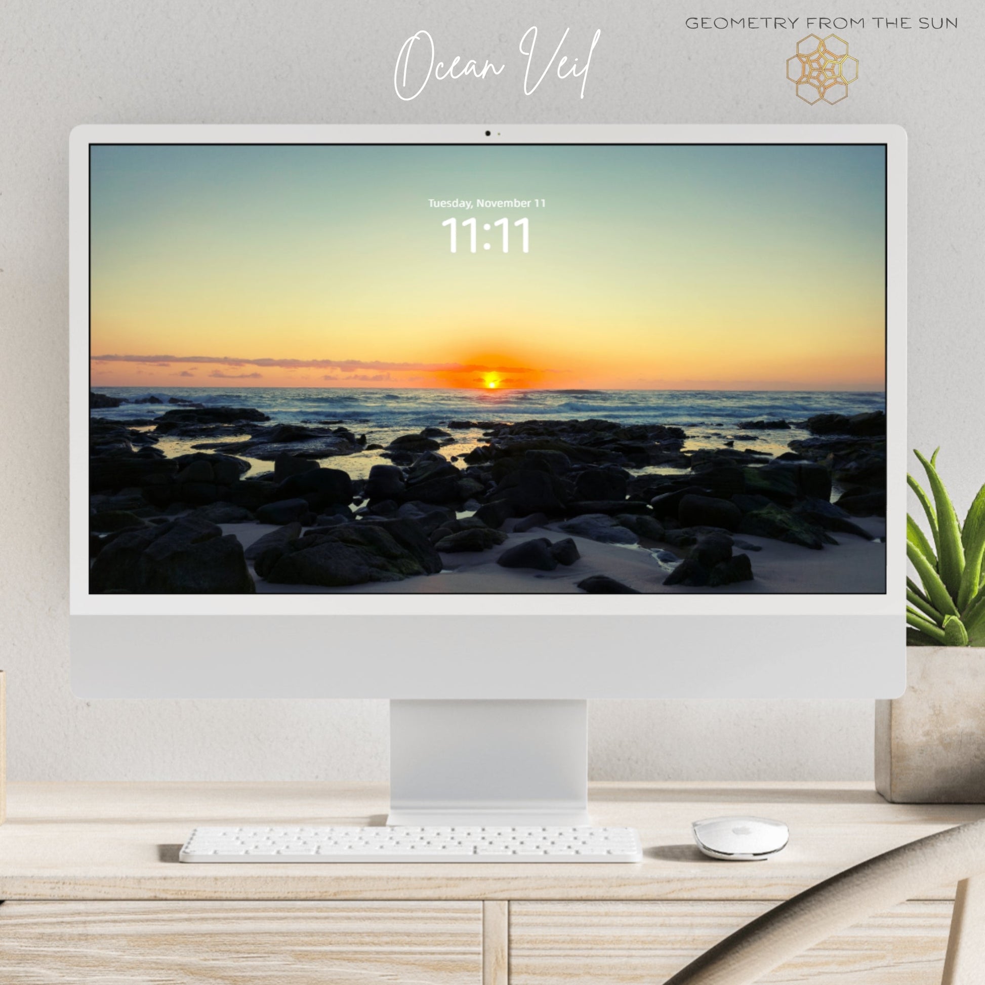 11 Nov 2025 Sunrise Wallpapers – 4 Artistic Moods | iPhone, Samsung, iPad, Desktop (4K, HD) - Geometry From The Sun