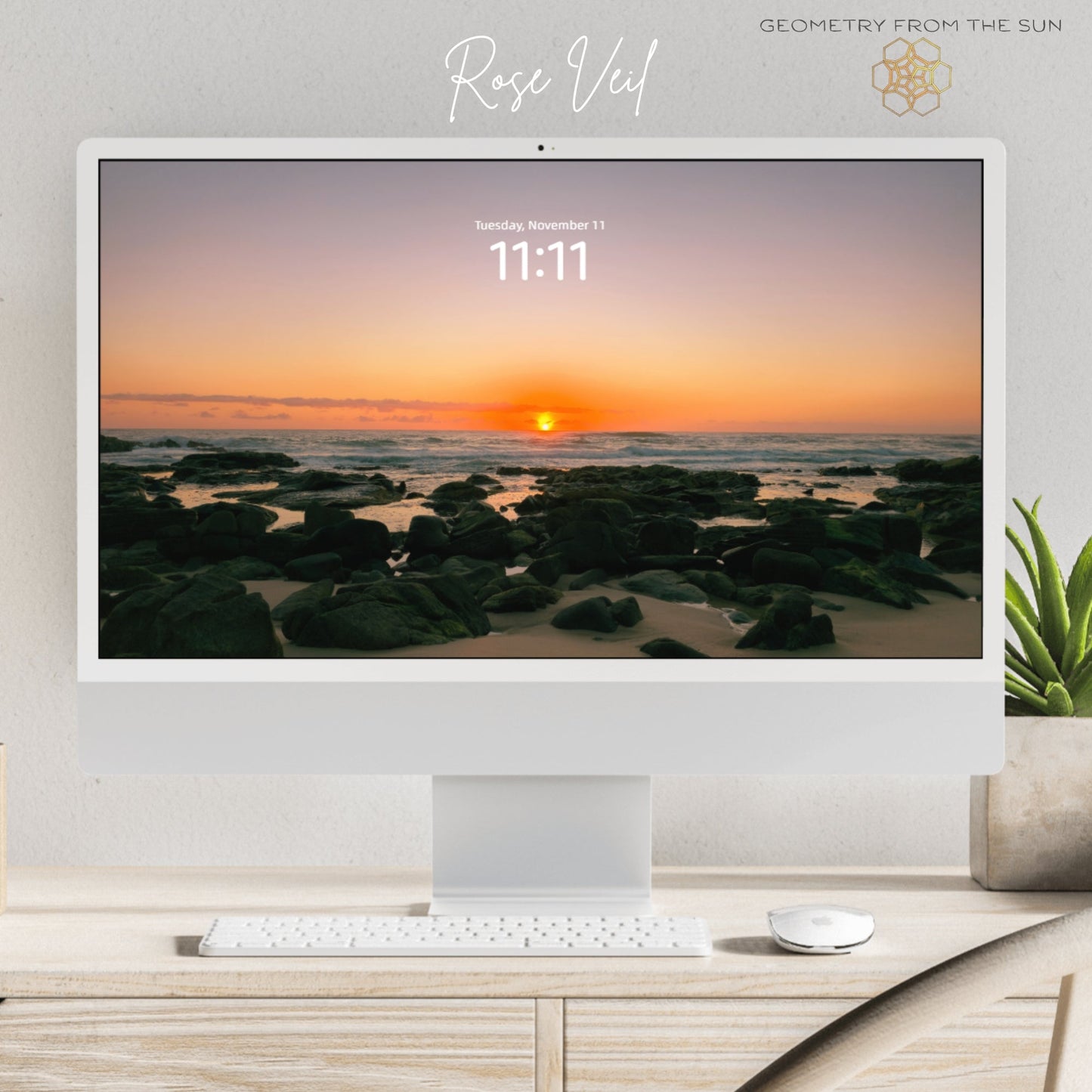 11 Nov 2025 Sunrise Wallpapers – 4 Artistic Moods | iPhone, Samsung, iPad, Desktop (4K, HD) - Geometry From The Sun