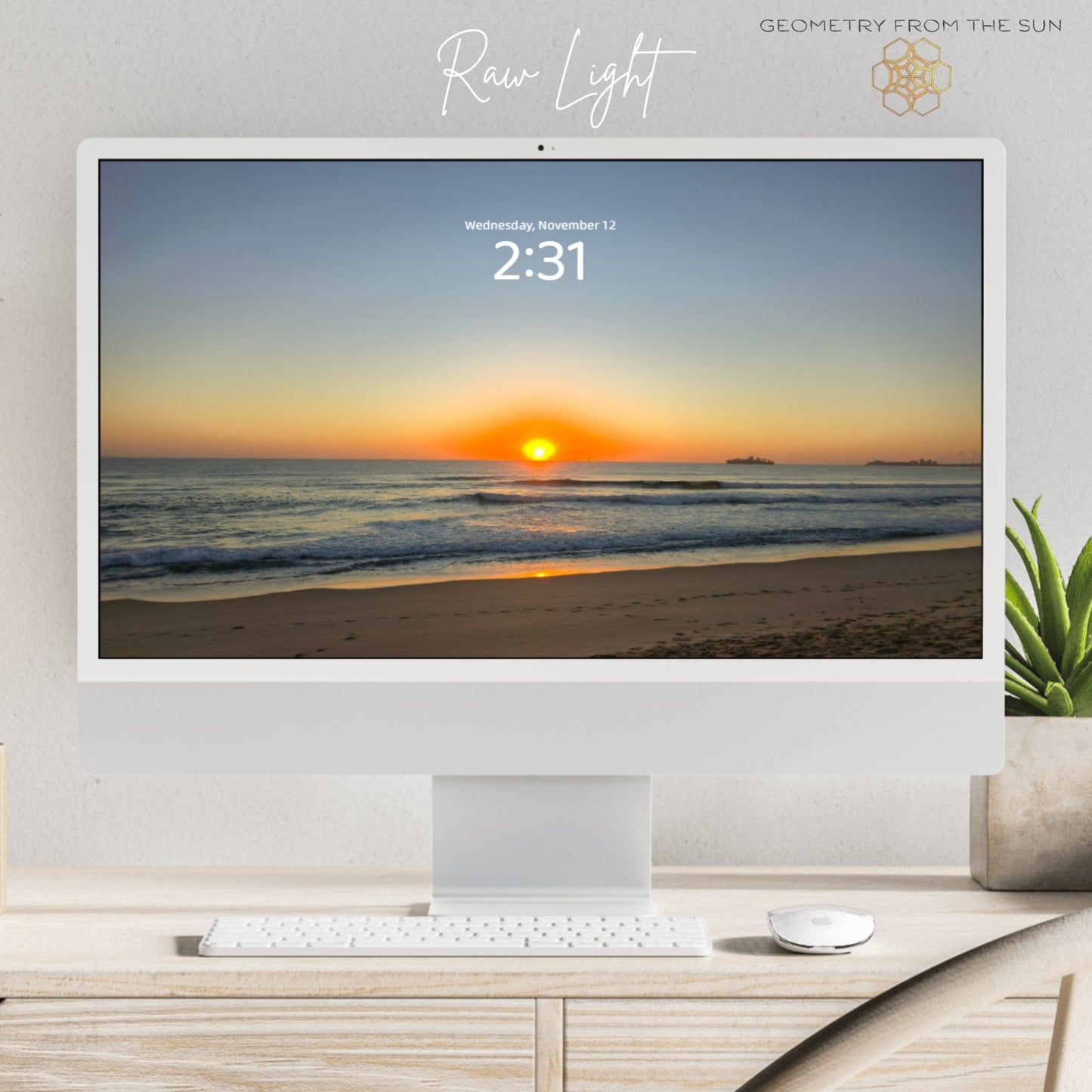 12 Nov 2025 Sunrise Wallpapers – 4 Artistic Moods | iPhone, Samsung, iPad, Desktop (4K, HD) - Geometry From The Sun