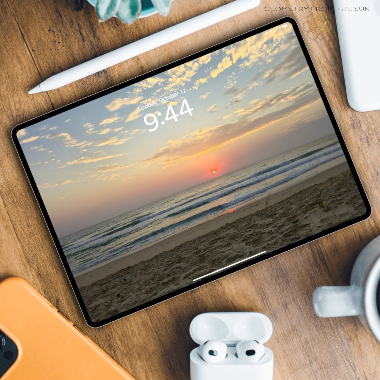 12 Oct 2025 After Glow Sunrise Wallpapers – 17 Device Sizes (iPhone, Samsung, Pixel, iPad, Desktop, 4K)