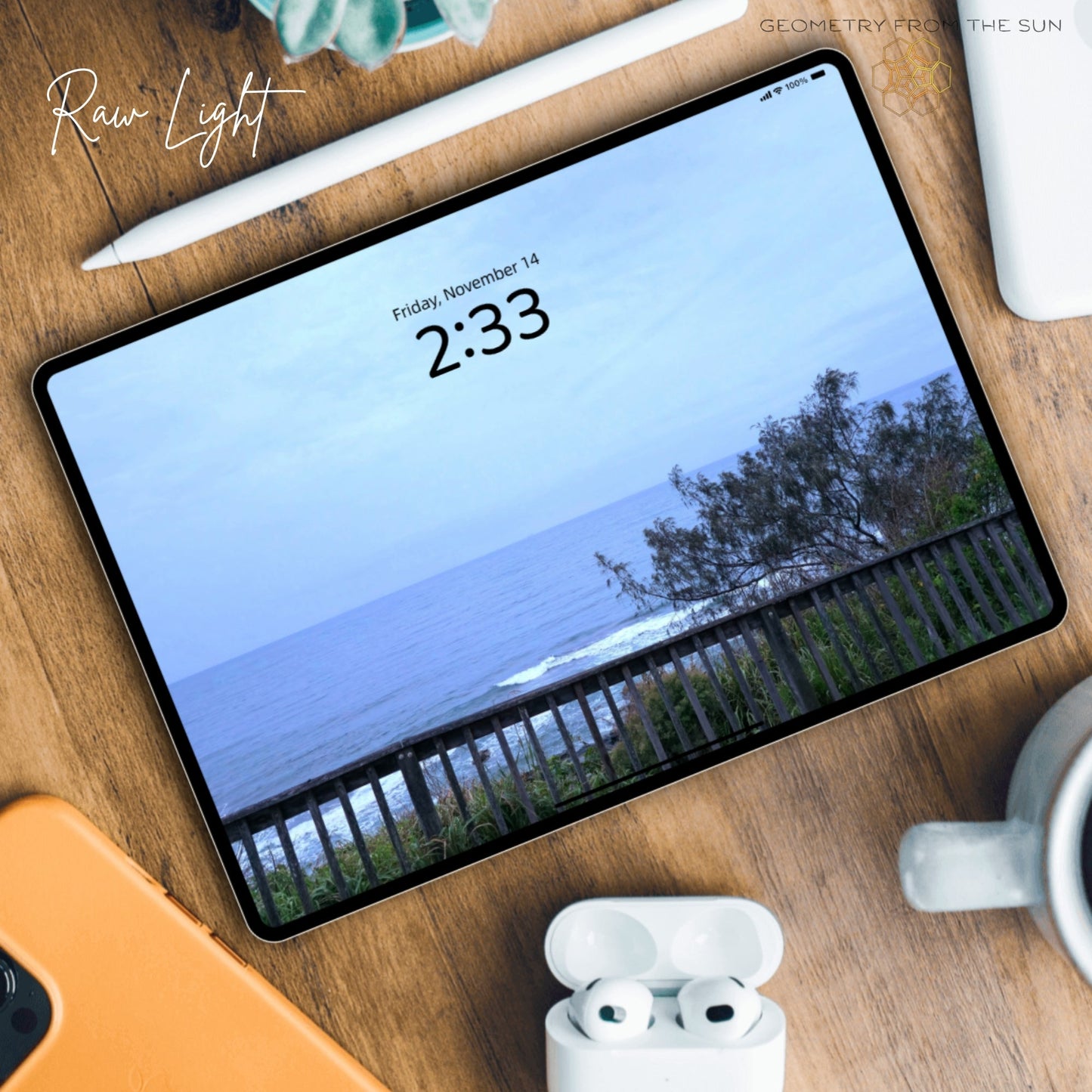 14 Nov 2025 Sunrise Wallpapers – 4 Artistic Moods | iPhone, Samsung, iPad, Desktop (4K, HD) - Geometry From The Sun