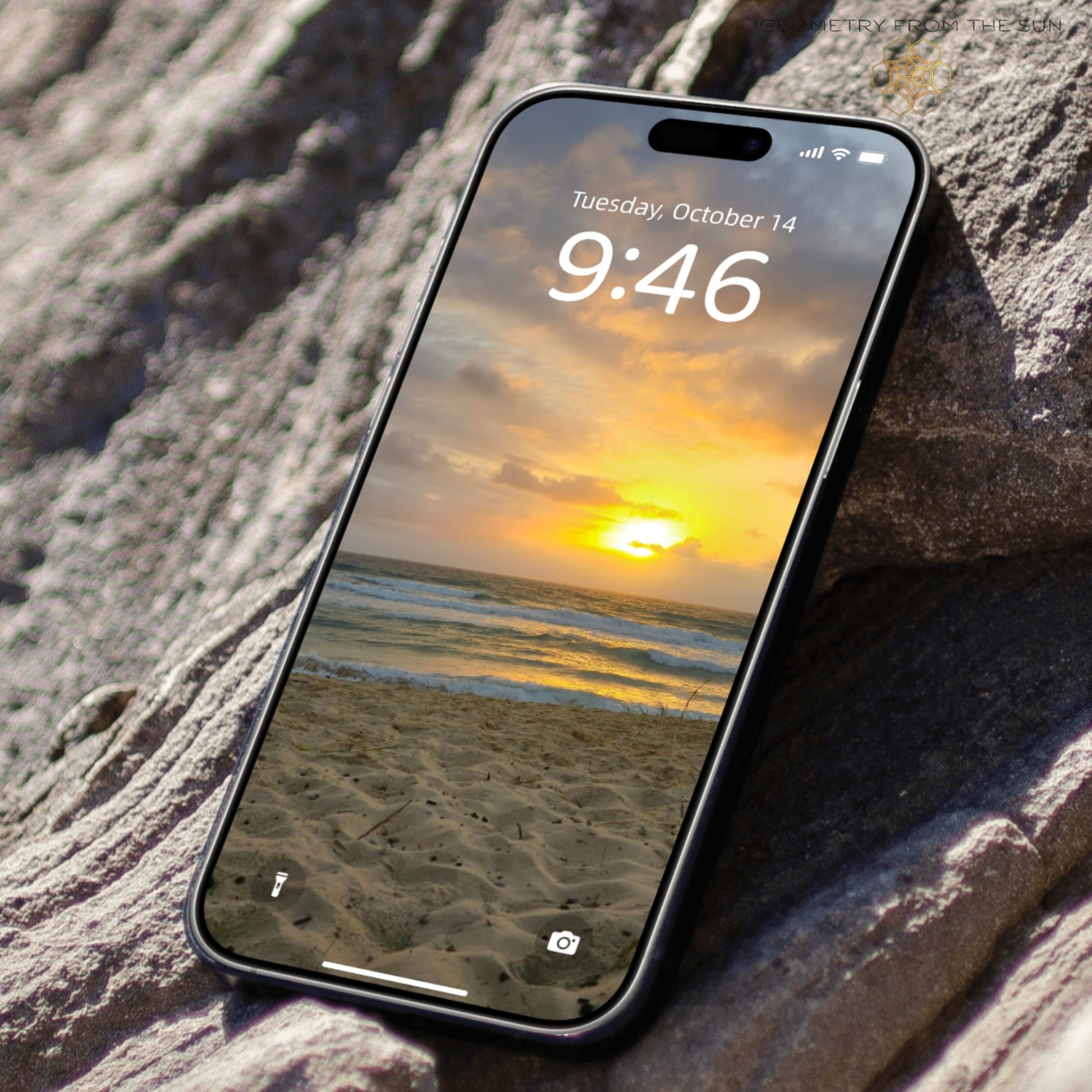 14 Oct 2025 Sunrise Wallpapers – 17 Device Sizes (iPhone, Samsung, Pixel, iPad, Desktop, 4K) - Geometry From The Sun