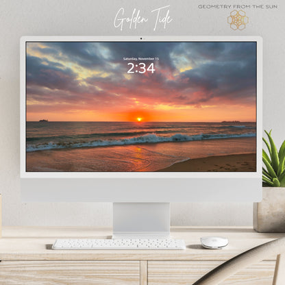 15 Nov 2025 Divine Sunrise Wallpapers – 4 Artistic Moods | iPhone, Samsung, iPad, Desktop (4K, HD) - Geometry From The Sun