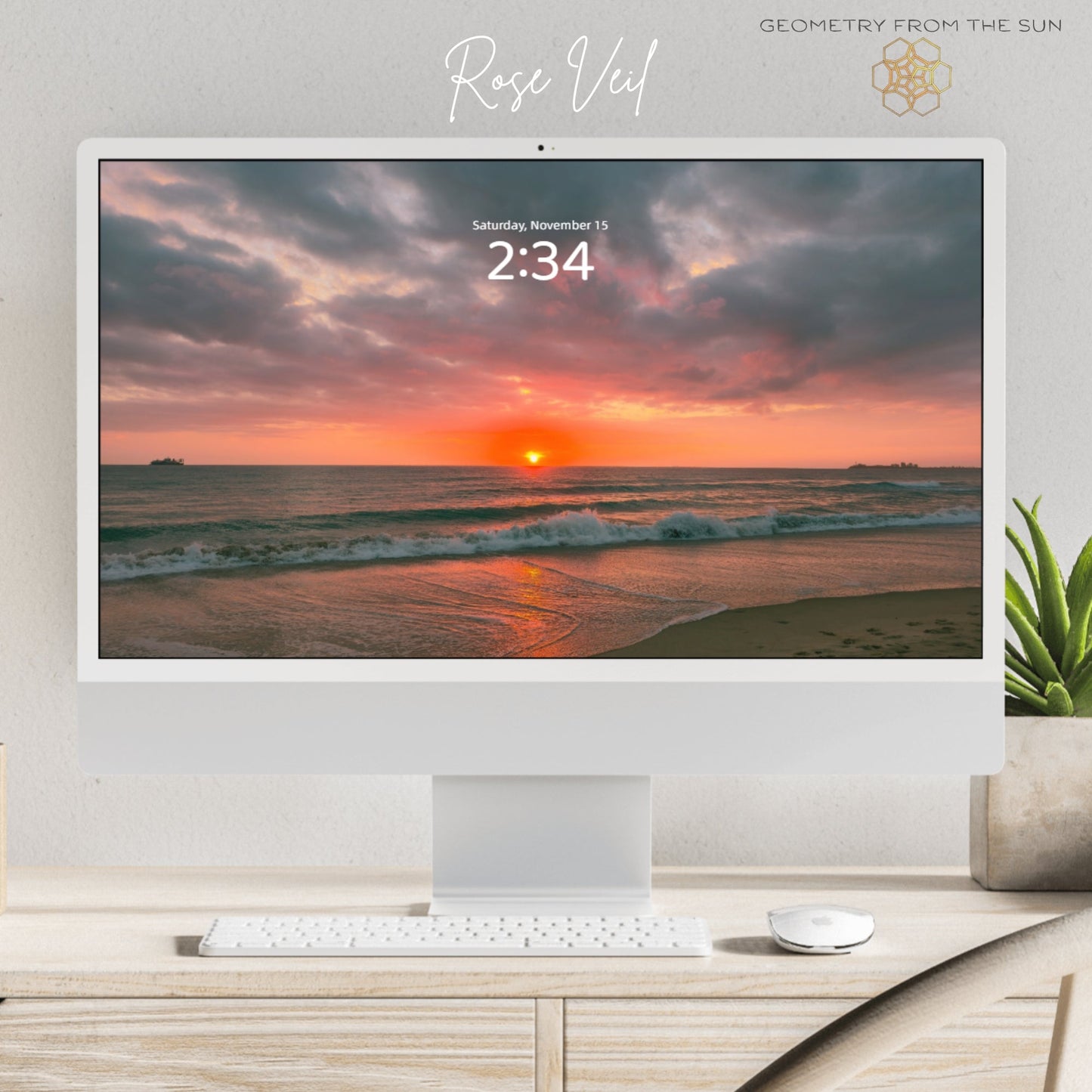 15 Nov 2025 Divine Sunrise Wallpapers – 4 Artistic Moods | iPhone, Samsung, iPad, Desktop (4K, HD) - Geometry From The Sun