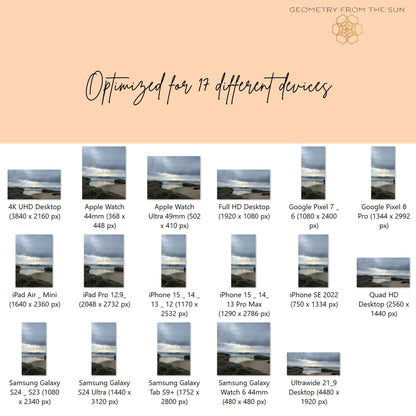 15 Oct 2025 Sunrise Wallpapers – 17 Device Sizes (iPhone, Samsung, Pixel, iPad, Desktop, 4K) - Geometry From The Sun