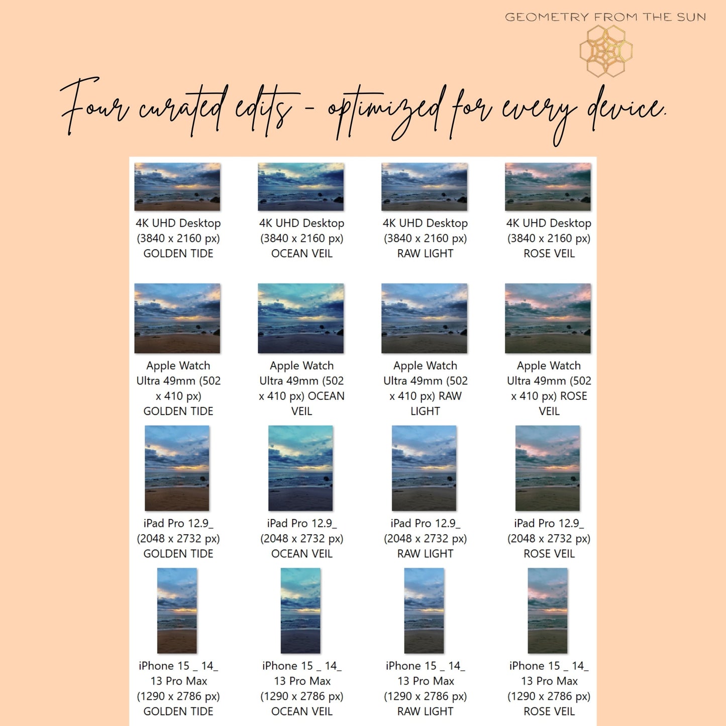 16 Nov 2025 Foreboding Sunrise Wallpapers – 4 Artistic Moods | iPhone, Samsung, iPad, Desktop (4K, HD) - Geometry From The Sun