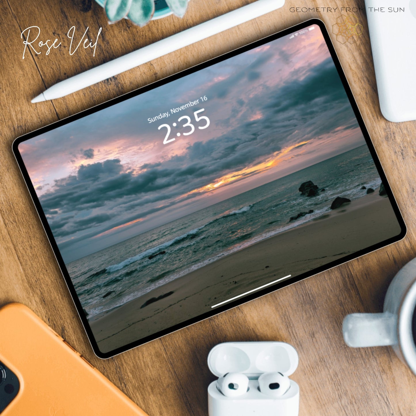 16 Nov 2025 Foreboding Sunrise Wallpapers – 4 Artistic Moods | iPhone, Samsung, iPad, Desktop (4K, HD) - Geometry From The Sun