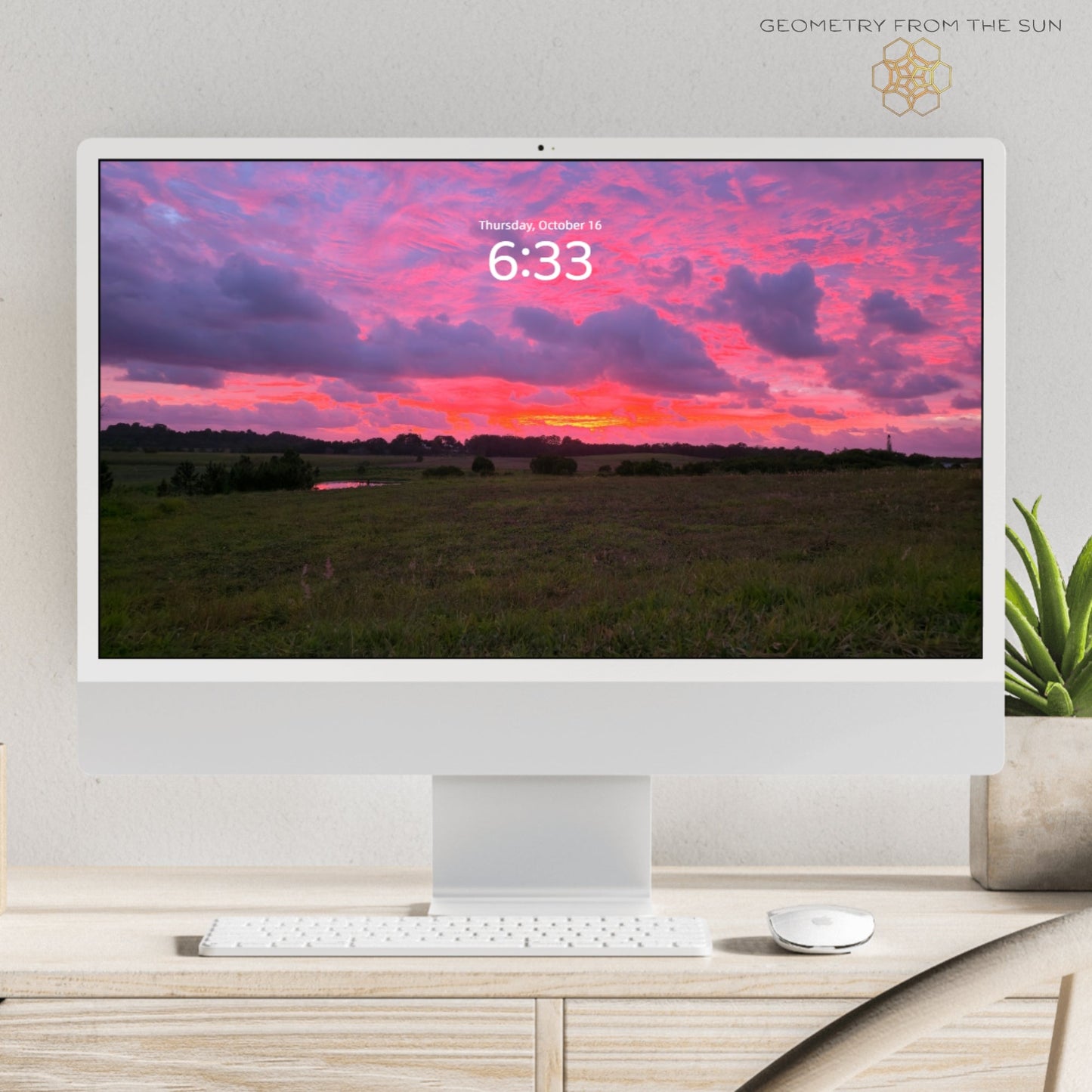 16 Oct 2025 Sunrise Wallpapers – 17 Device Sizes (iPhone, Samsung, Pixel, iPad, Desktop, 4K) - Geometry From The Sun