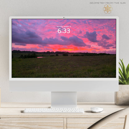 16 Oct 2025 Sunrise Wallpapers – 17 Device Sizes (iPhone, Samsung, Pixel, iPad, Desktop, 4K) - Geometry From The Sun