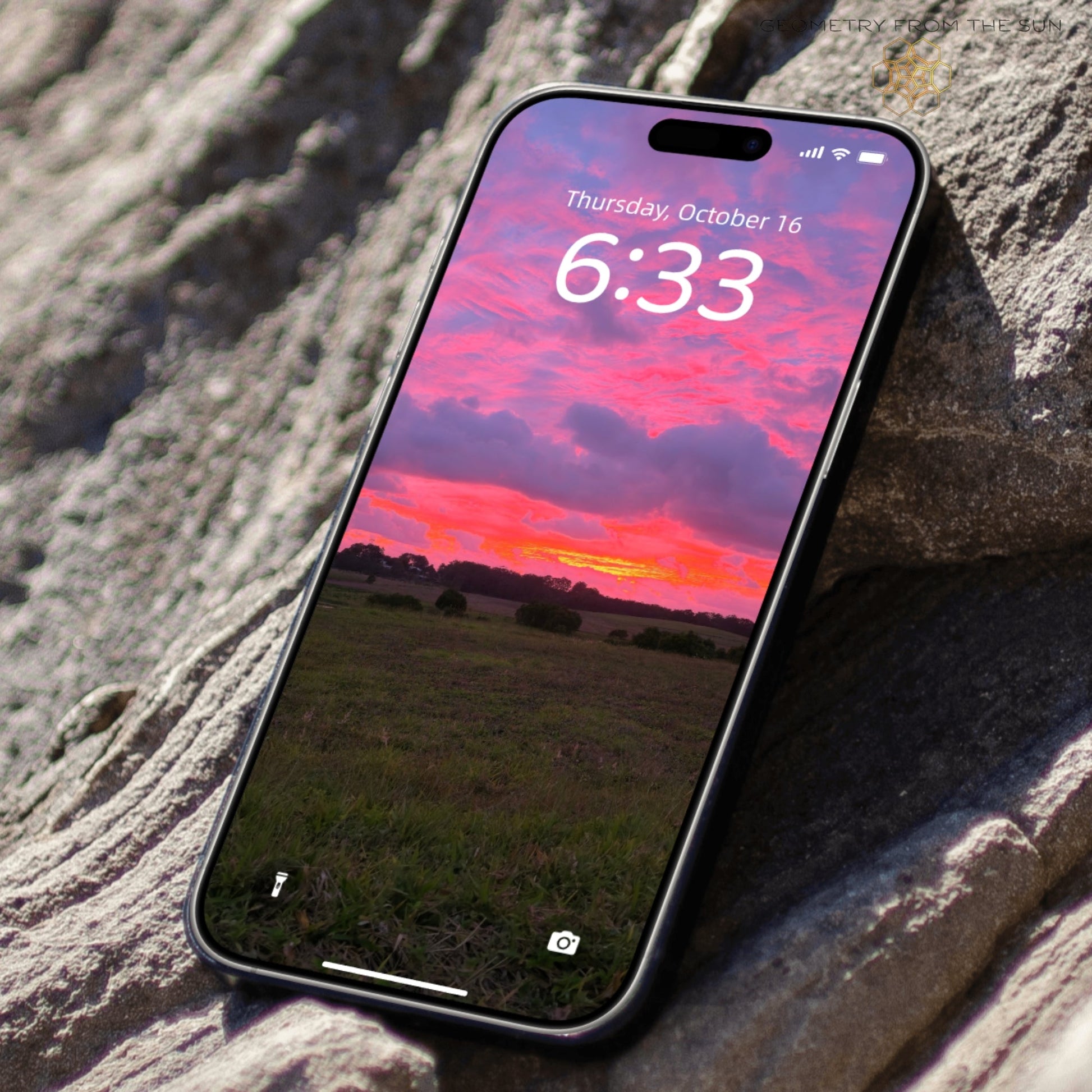 16 Oct 2025 Sunrise Wallpapers – 17 Device Sizes (iPhone, Samsung, Pixel, iPad, Desktop, 4K) - Geometry From The Sun