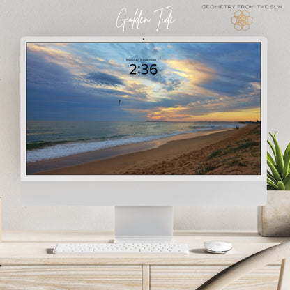 17 Nov 2025 Layered Sunrise Wallpapers – 4 Artistic Moods | iPhone, Samsung, iPad, Desktop (4K, HD) - Geometry From The Sun