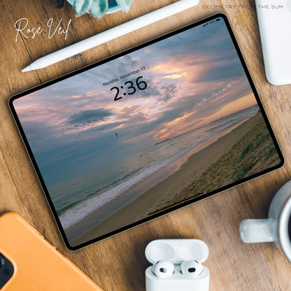 17 Nov 2025 Layered Sunrise Wallpapers – 4 Artistic Moods | iPhone, Samsung, iPad, Desktop (4K, HD) - Geometry From The Sun