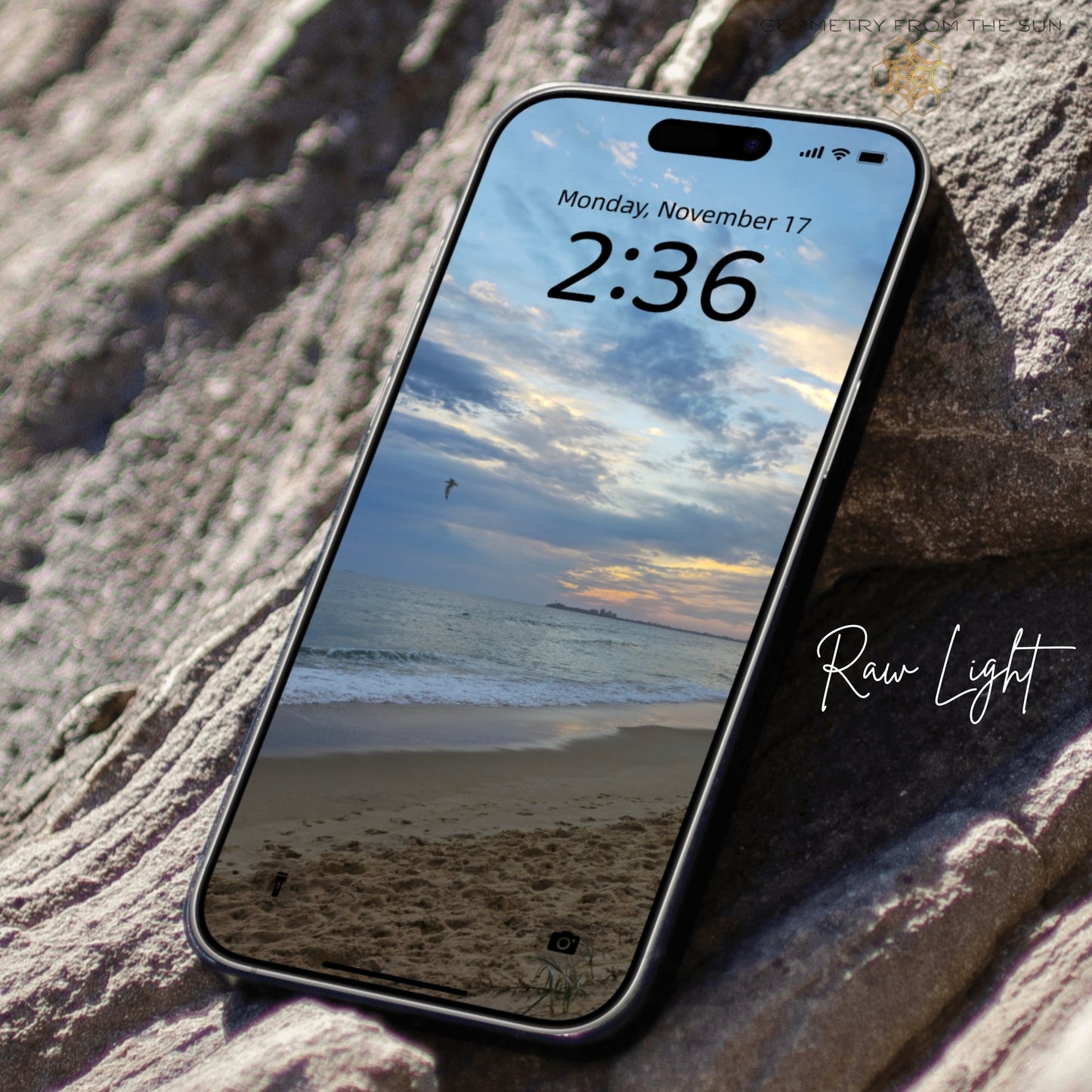 17 Nov 2025 Layered Sunrise Wallpapers – 4 Artistic Moods | iPhone, Samsung, iPad, Desktop (4K, HD) - Geometry From The Sun