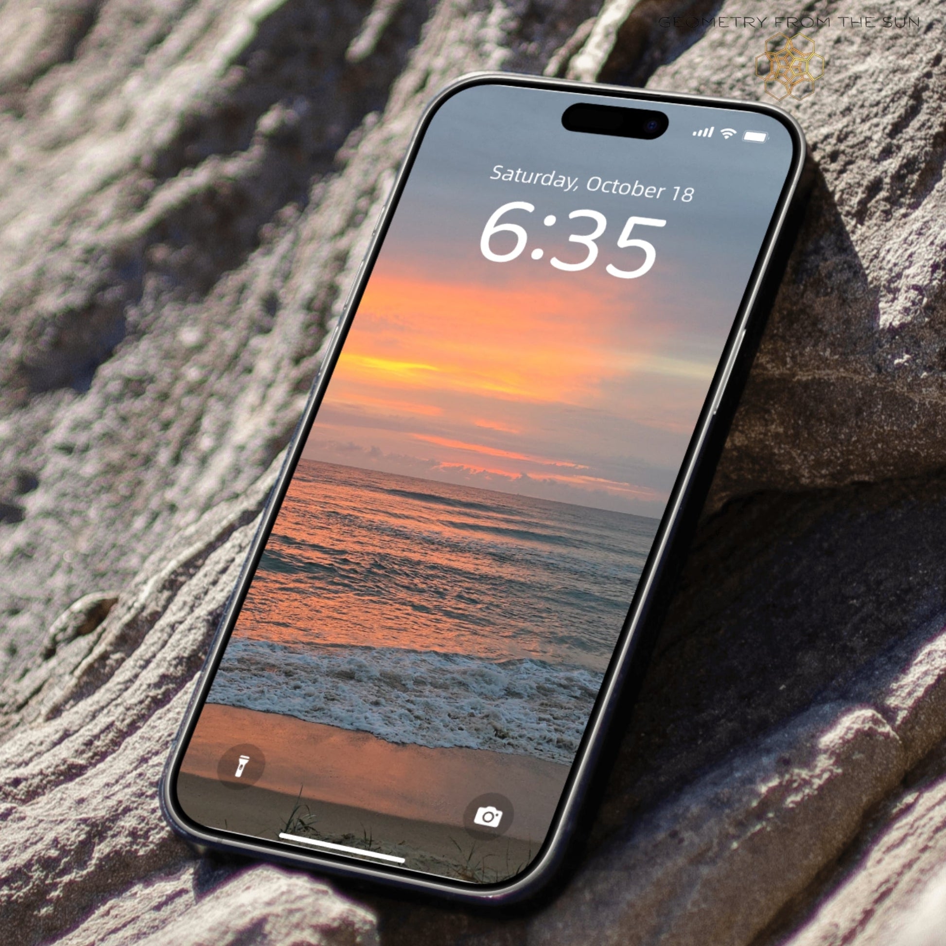 18 Oct 2025 Sunrise Wallpapers – 17 Device Sizes (iPhone, Samsung, Pixel, iPad, Desktop, 4K) - Geometry From The Sun