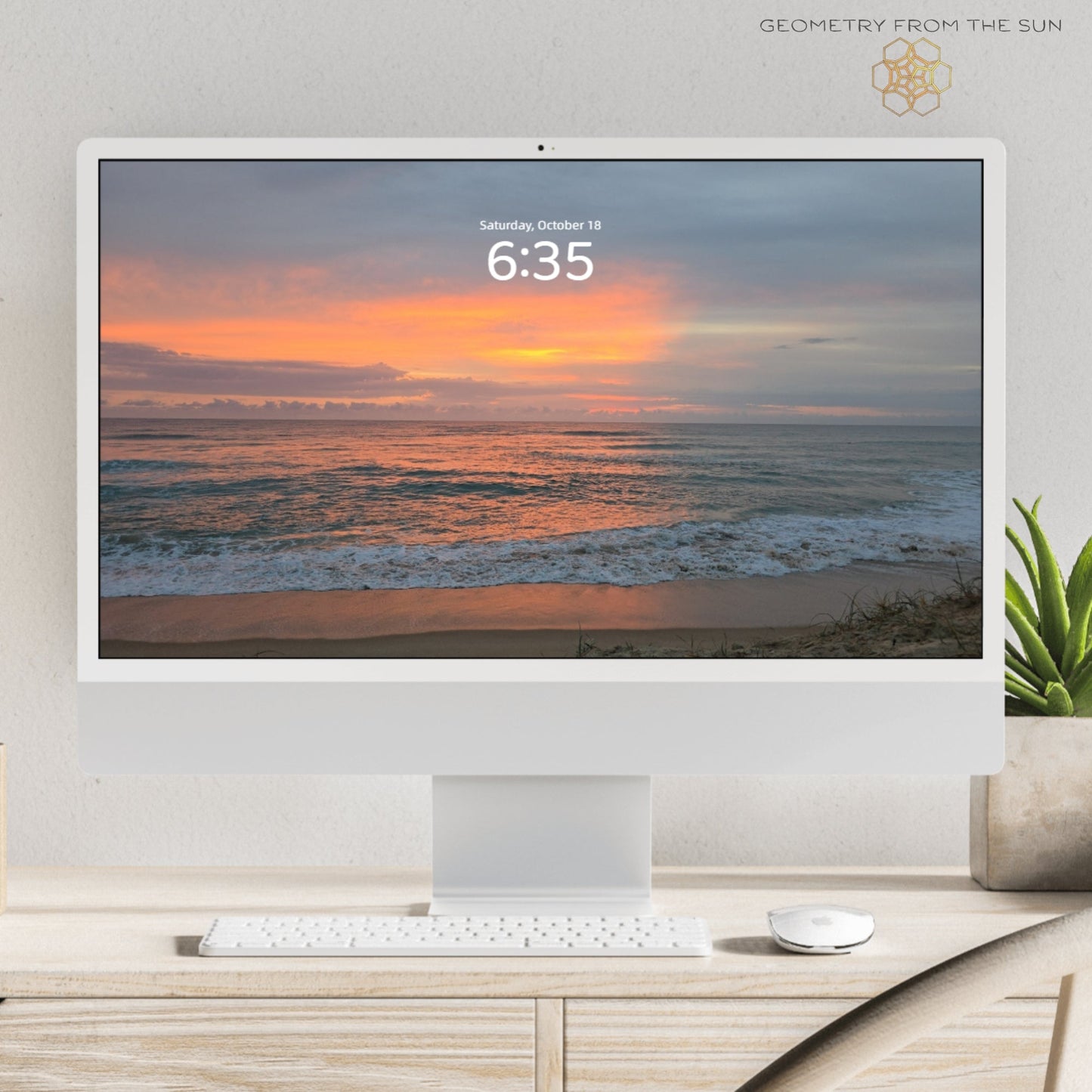 18 Oct 2025 Sunrise Wallpapers – 17 Device Sizes (iPhone, Samsung, Pixel, iPad, Desktop, 4K) - Geometry From The Sun