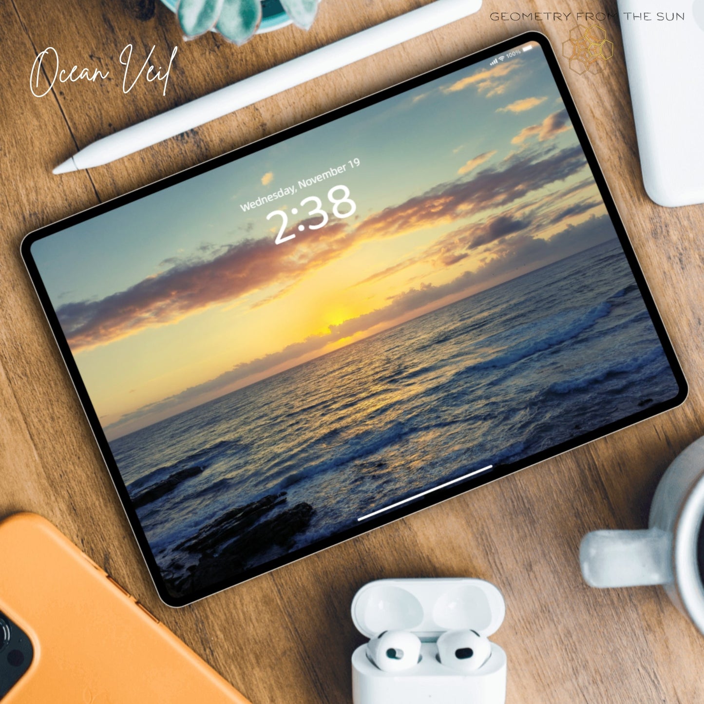 19 Nov 2025 Breathtaking Sunrise Wallpapers – 4 Artistic Moods | iPhone, Samsung, iPad, Desktop (4K, HD) - Geometry From The Sun