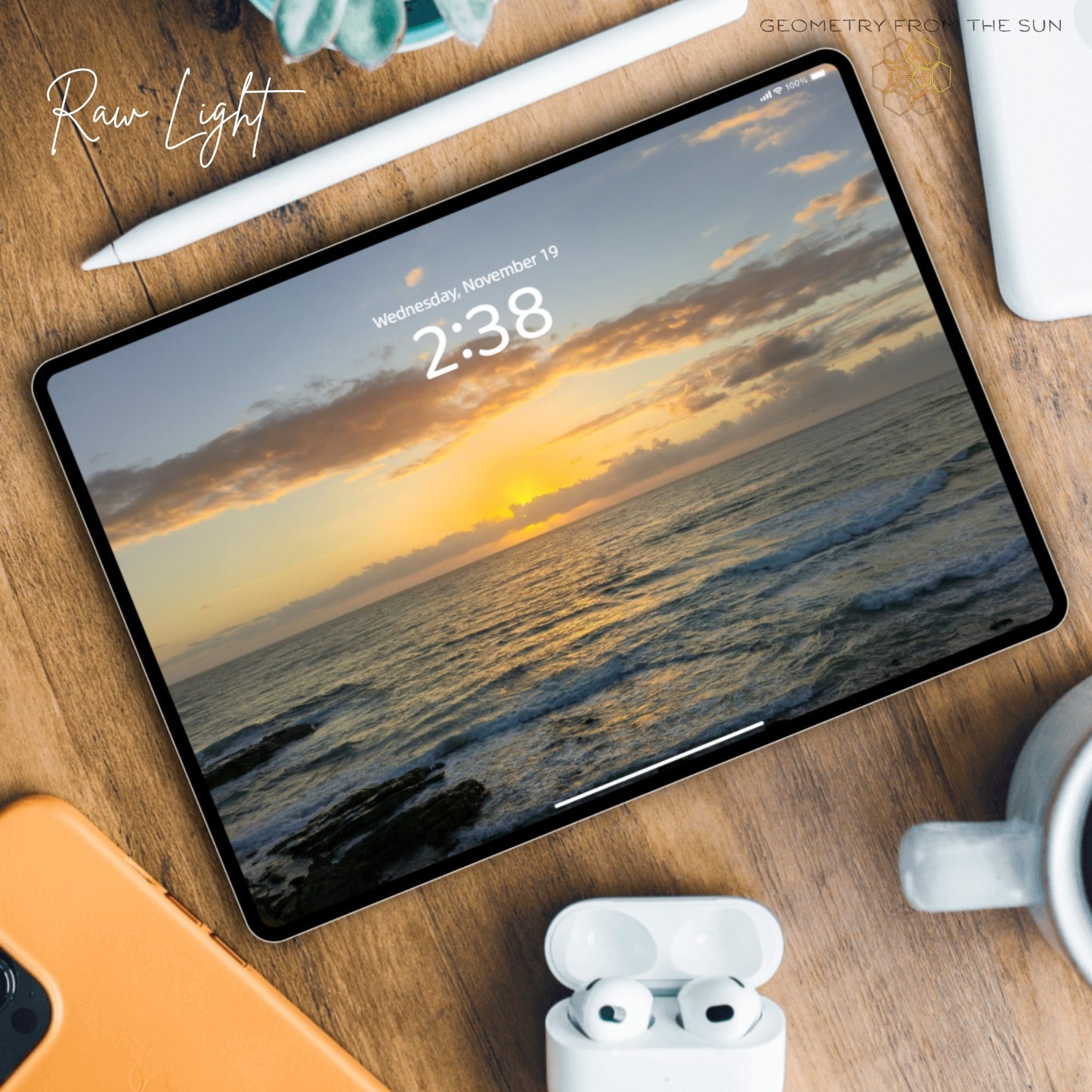 19 Nov 2025 Breathtaking Sunrise Wallpapers – 4 Artistic Moods | iPhone, Samsung, iPad, Desktop (4K, HD) - Geometry From The Sun