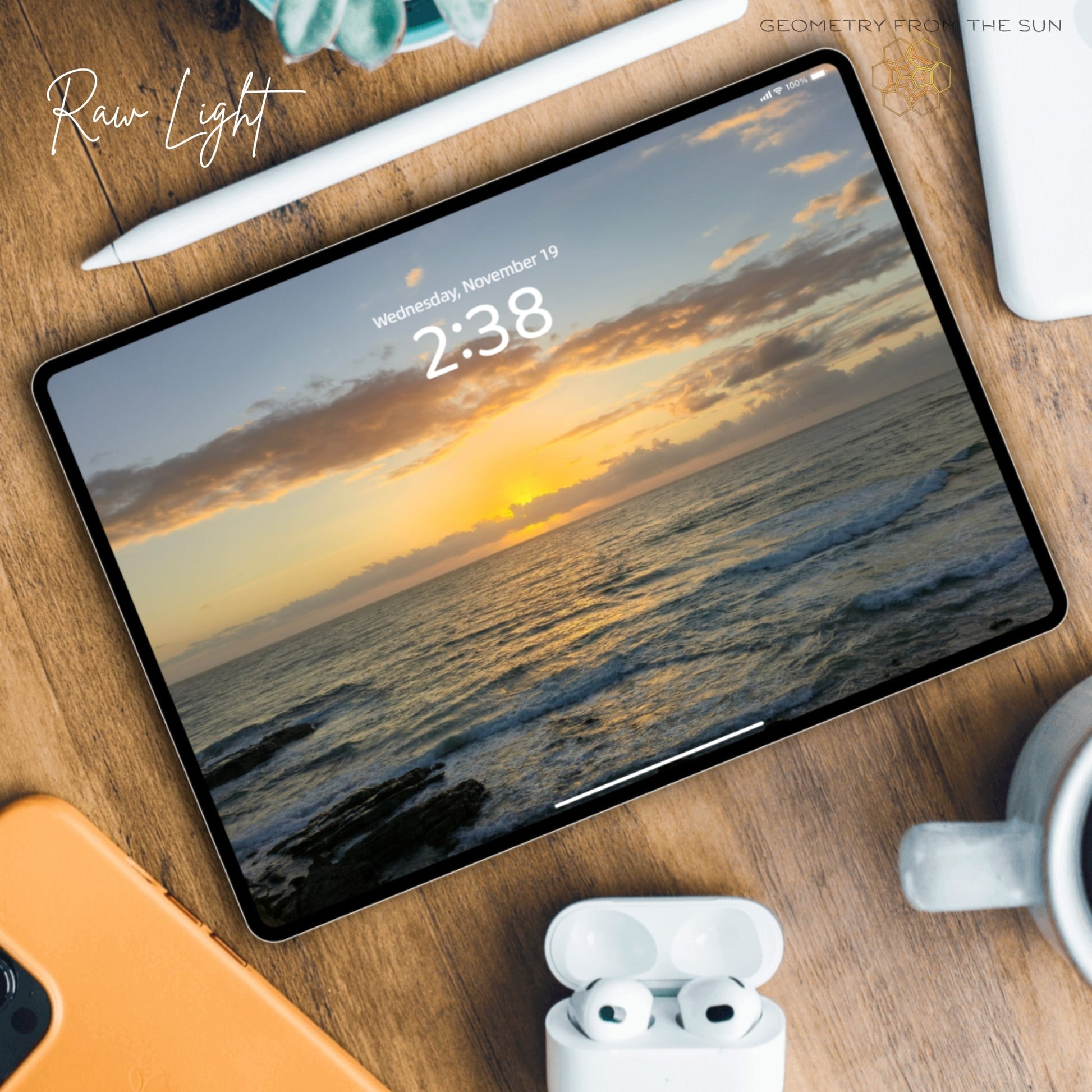 19 Nov 2025 Breathtaking Sunrise Wallpapers – 4 Artistic Moods | iPhone, Samsung, iPad, Desktop (4K, HD) - Geometry From The Sun