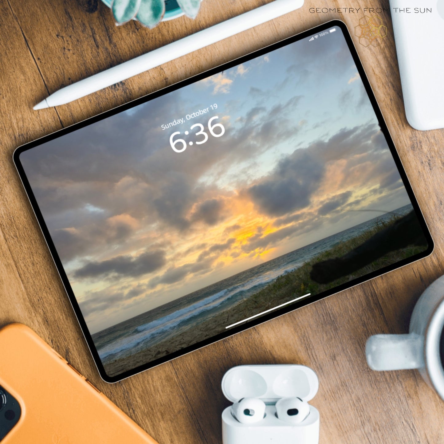 19 Oct 2025 Sunrise Wallpapers – 17 Device Sizes (iPhone, Samsung, Pixel, iPad, Desktop, 4K) - Geometry From The Sun