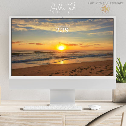 20 Nov 2025 Bright Sunrise Wallpapers – 4 Artistic Moods | iPhone, Samsung, iPad, Desktop (4K, HD) - Geometry From The Sun