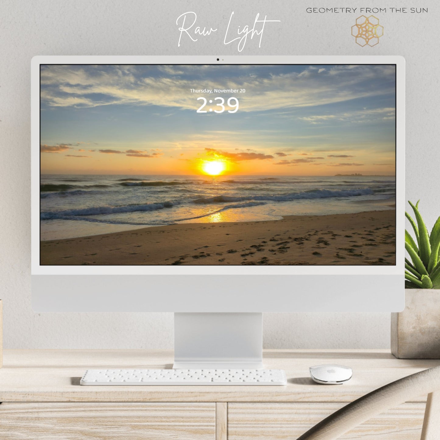 20 Nov 2025 Bright Sunrise Wallpapers – 4 Artistic Moods | iPhone, Samsung, iPad, Desktop (4K, HD) - Geometry From The Sun