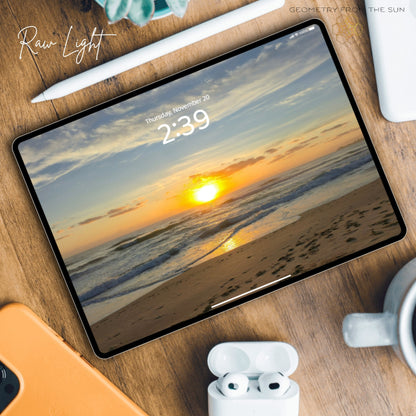 20 Nov 2025 Bright Sunrise Wallpapers – 4 Artistic Moods | iPhone, Samsung, iPad, Desktop (4K, HD) - Geometry From The Sun