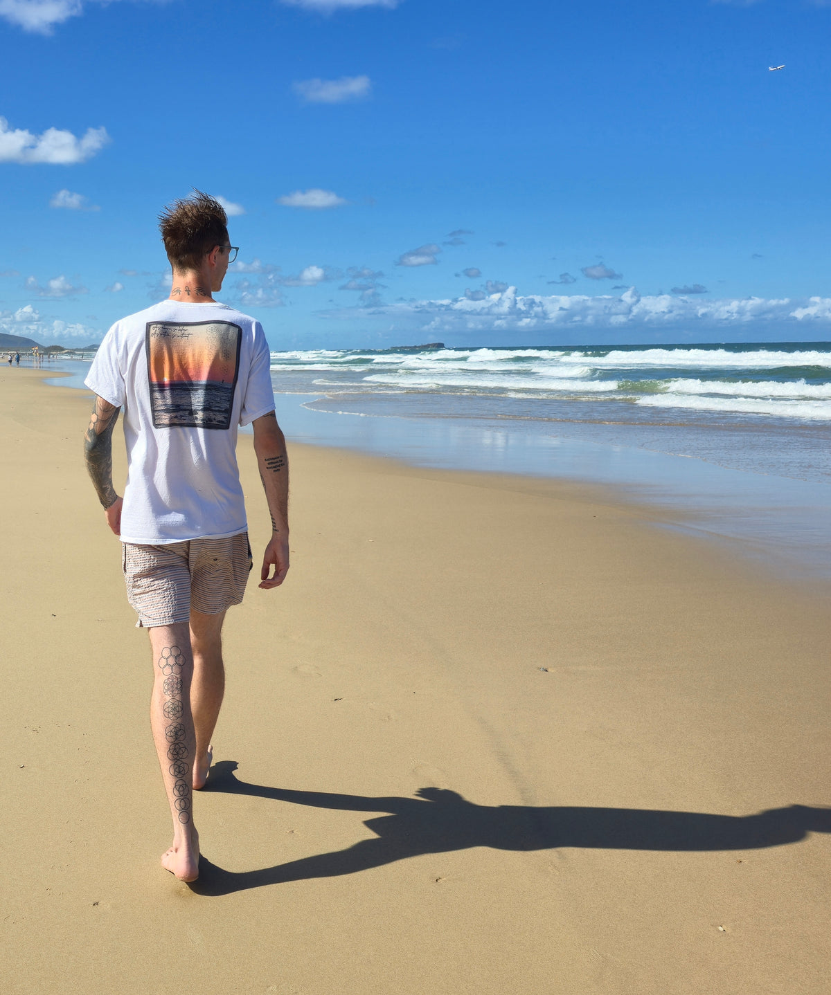 As Above, So Below Sacred Sunrise Geometry Shirt